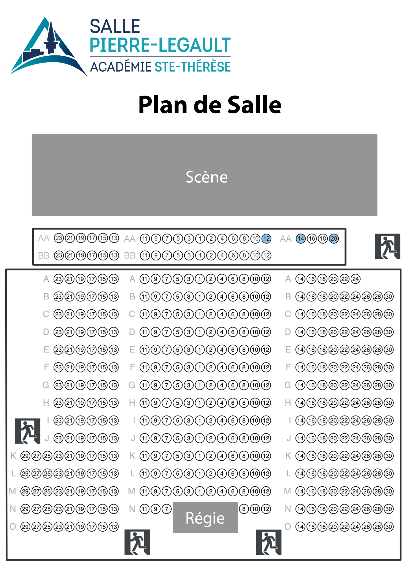 Plan de salle SPL